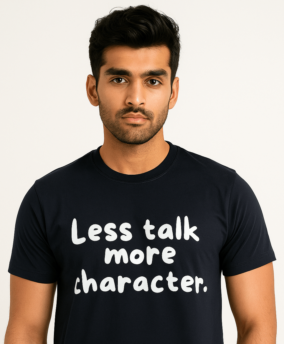 Less talk more character T-Shirt