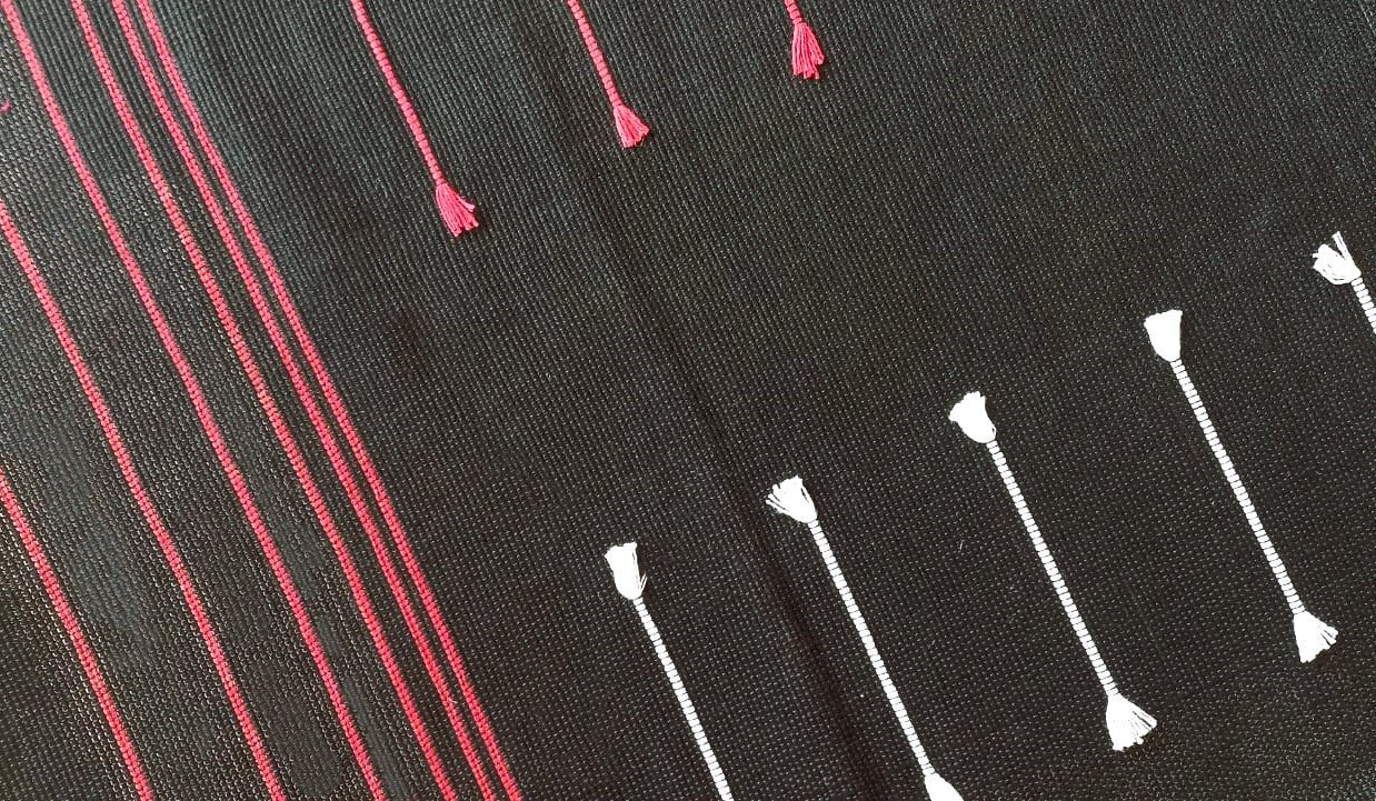 Midnight Noir Table Mat Handcrafted