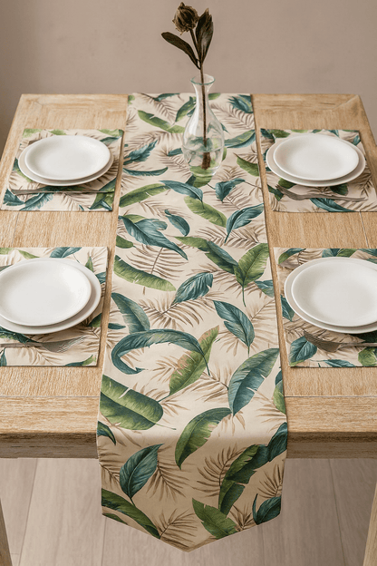 Alba Leaf Table Runner