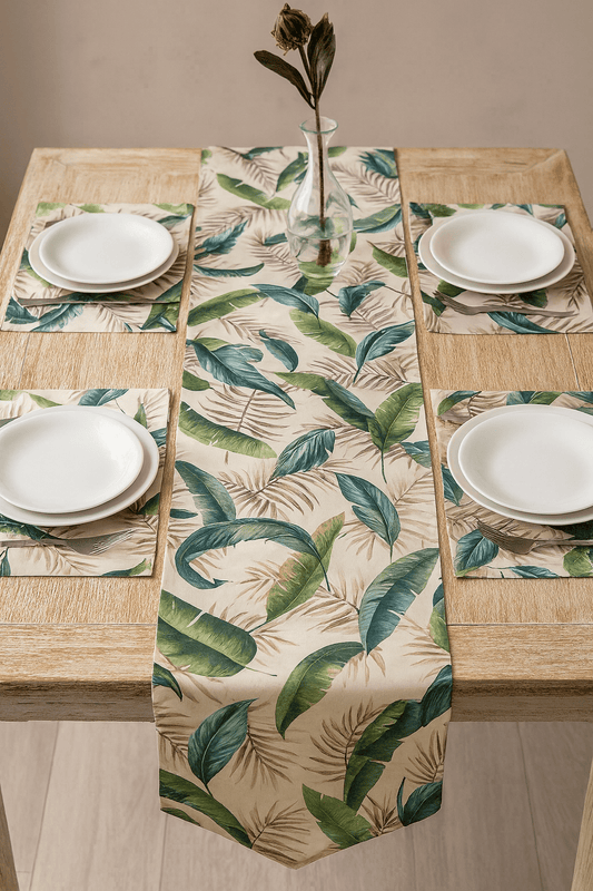 Alba Leaf Table Runner