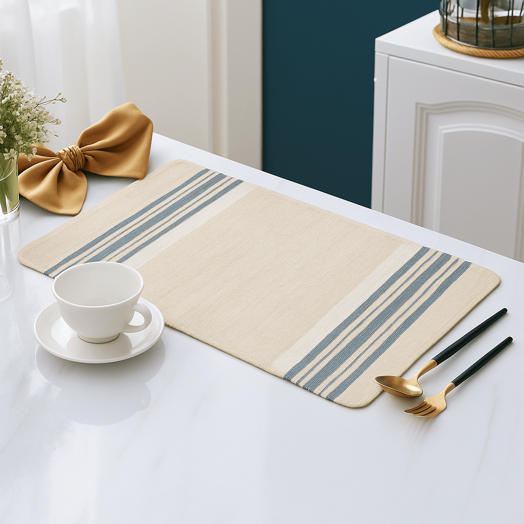 Breeze Buff Table Mat Handcrafted