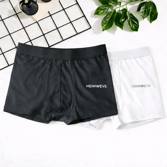 Core Black & White Boxer Shorts Pack of - 2