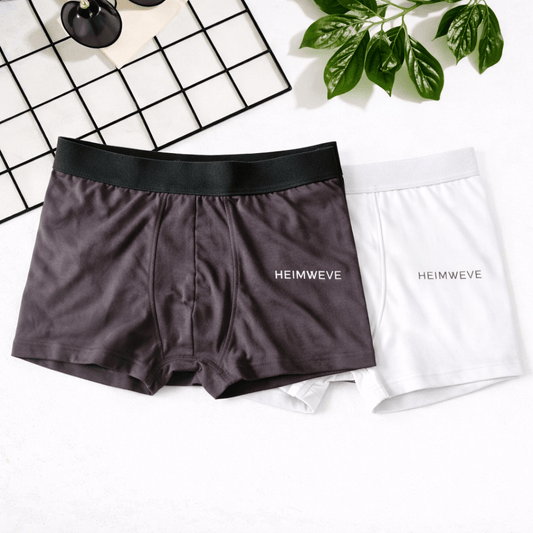 Core Gray & White  Boxer Shorts Pack of - 2