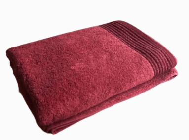 Crimson Comfort Bath Towel