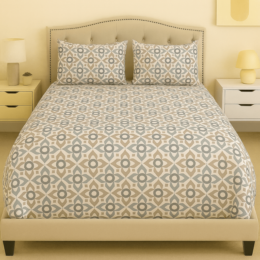 Desert Mosai Cotton Bed Sheet