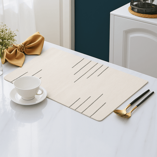 Ivory Mist Table Mat Handcrafted