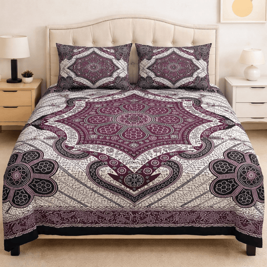 Jamun Bed Sheet Handcrafted