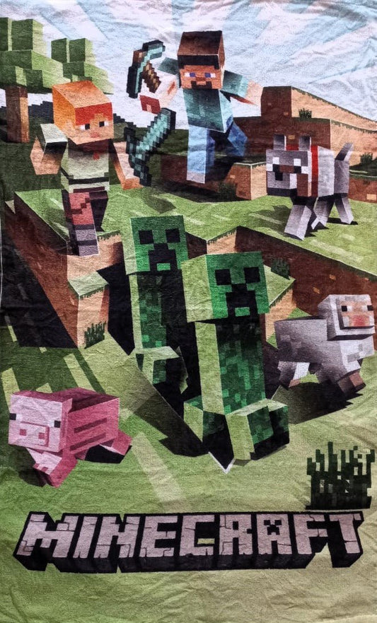 Minecraft Printed Towels