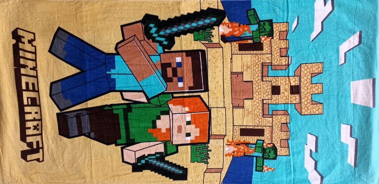 Minecraft Printed Towels