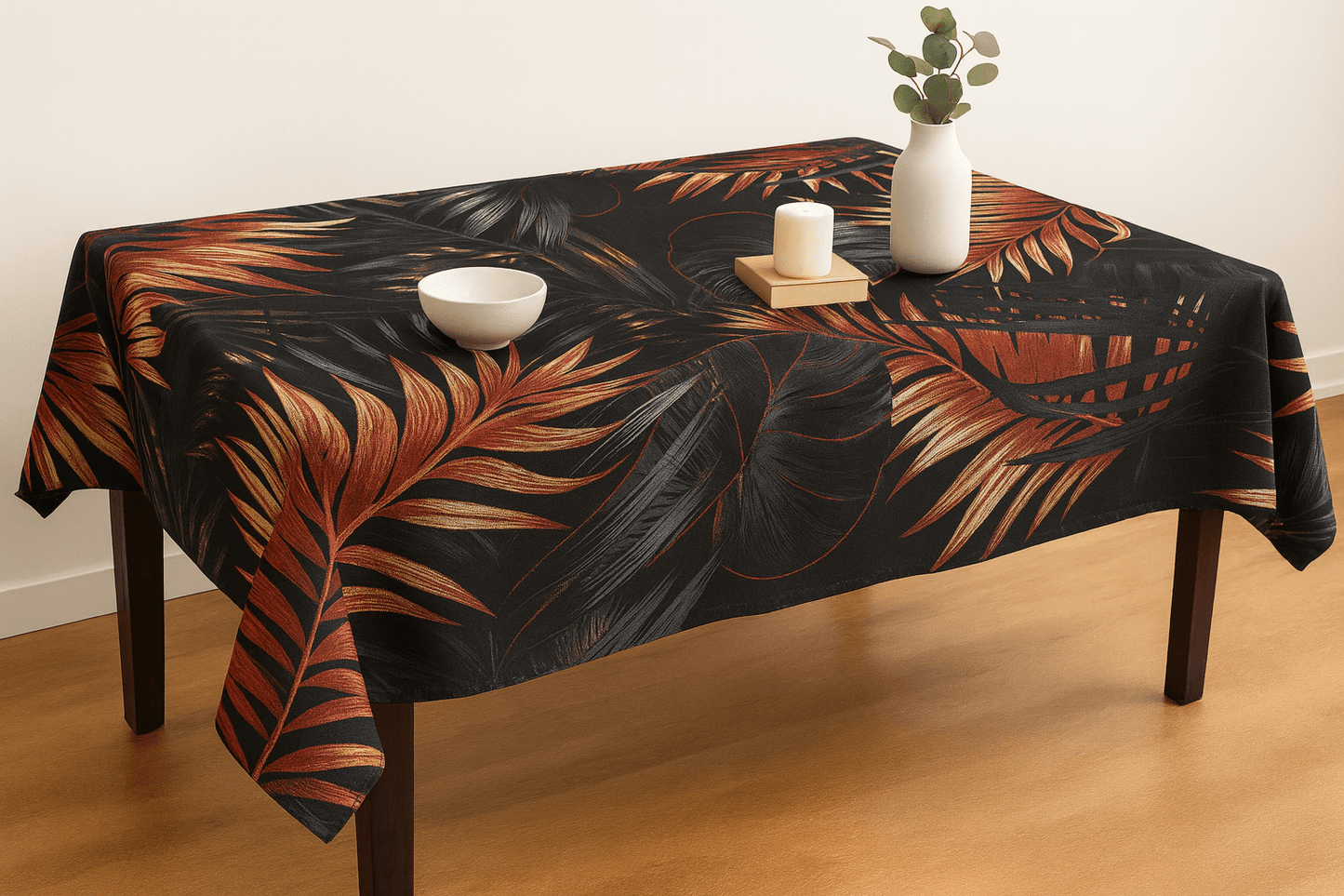 Noir Bloom Table Cover