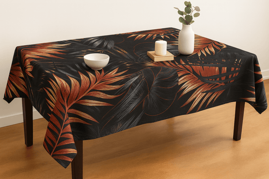 Noir Bloom Table Cover