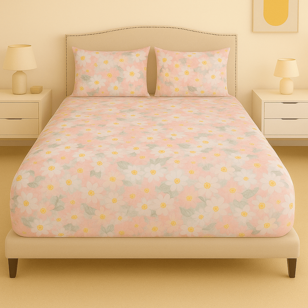Rosavera Cotton Percale Bed Sheet