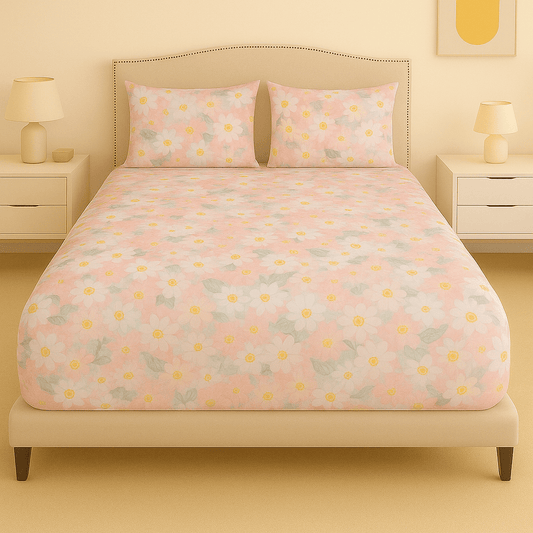 Rosavera Cotton Percale Bed Sheet