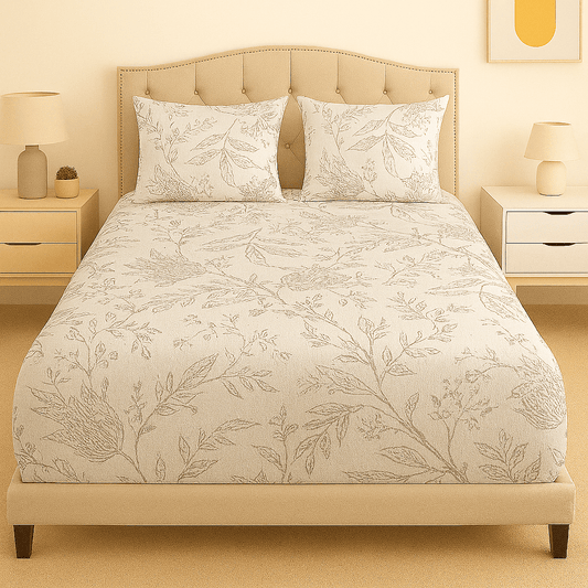 Serene Canopy Cotton Bed Sheet