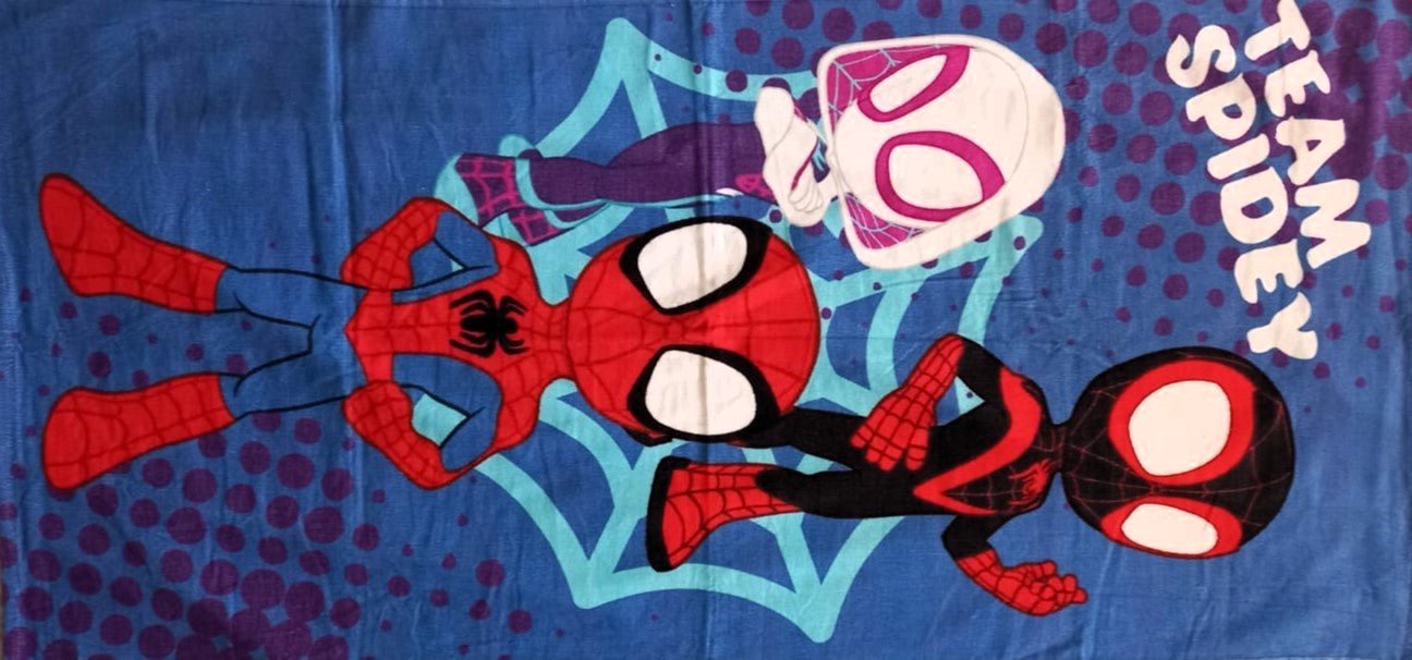 Spidy Printed Towels