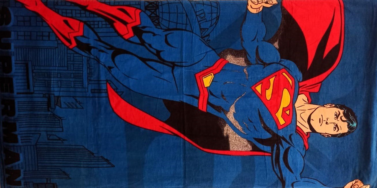 Superman Printed Towels